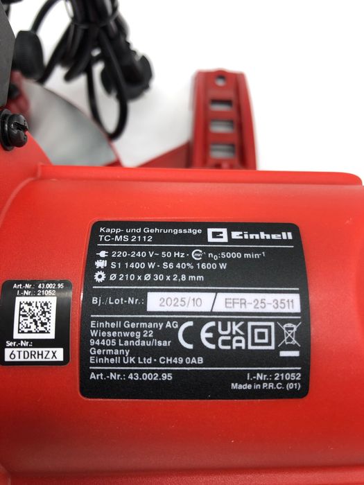 Piła ukośnica Einhell 1600 W 210 mm