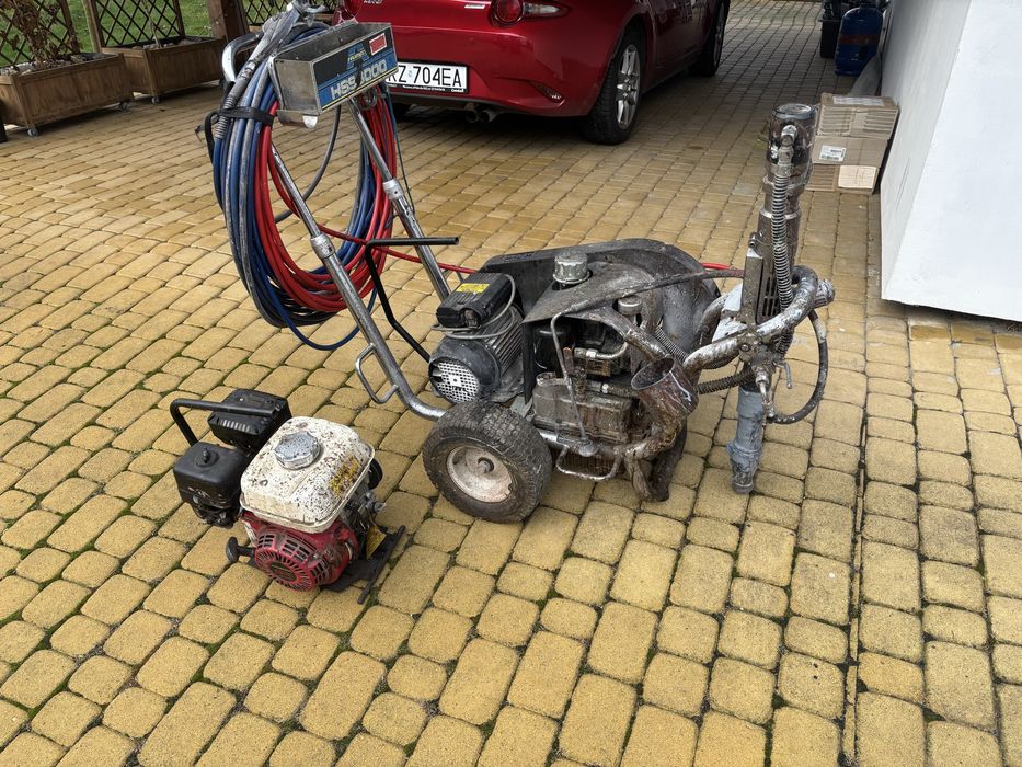 Agregat malarski przemyslowy airlessco hss9000 elektryczny/spalinowy