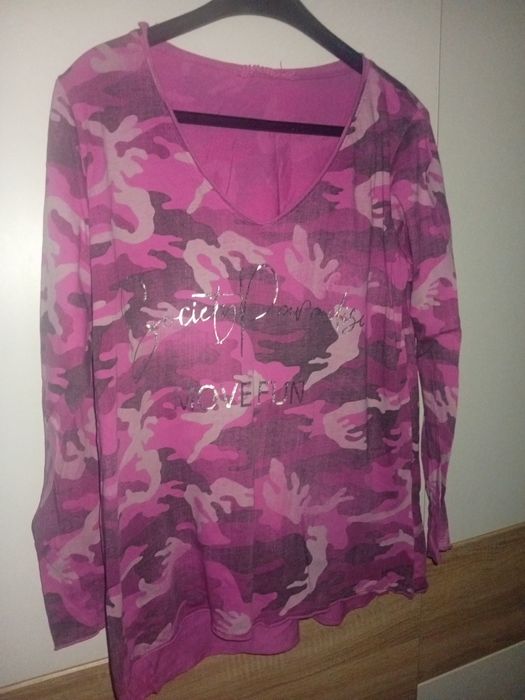 Bluzka moro różowa