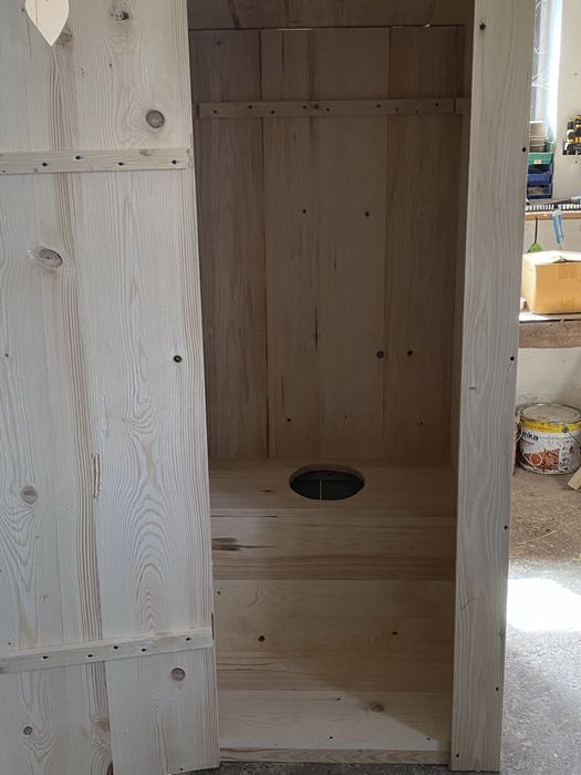 Toaleta/Wc/Szalet/kibelek drewninany na budowe/działke
