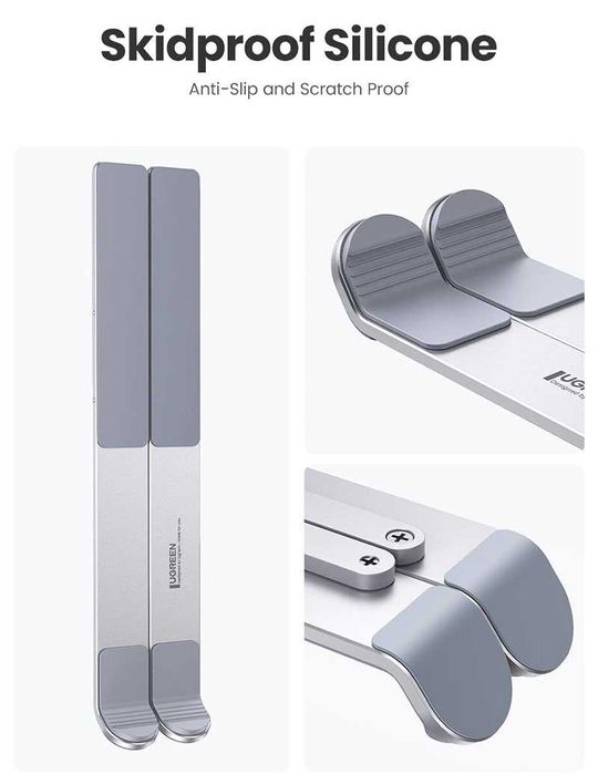 Подставка для Ноутбука и Планшета Ugreen Складная с Чехлом Алюминий