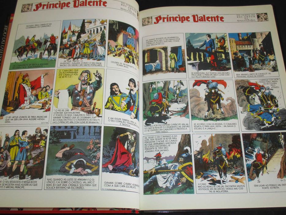 Livros BD Príncipe Valente Harold Foster Asa