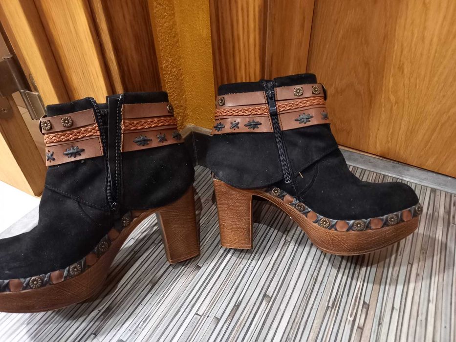 Botas Super Top em Pele N40