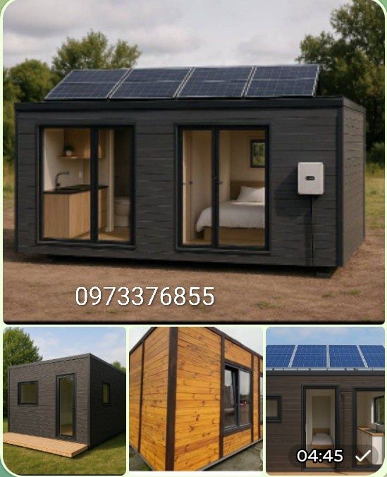 (Автономний) Модульний будинок під тимчасове житло або бізнес