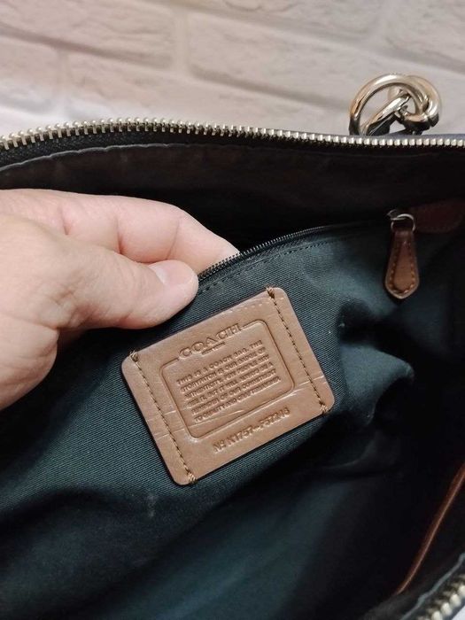 Сумка-саквояж coach exploded ava из натуральной кожи