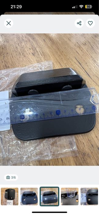 Batente chão lacado preto - NOVO