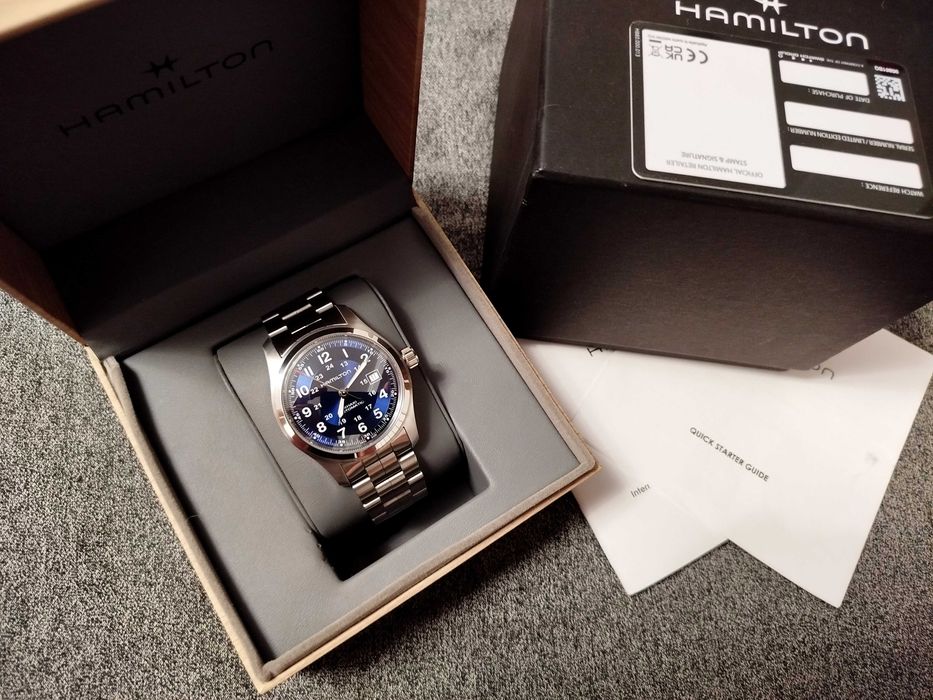 б.в. полірований Hamilton Khaki Field H70605140 Swiss made годинник