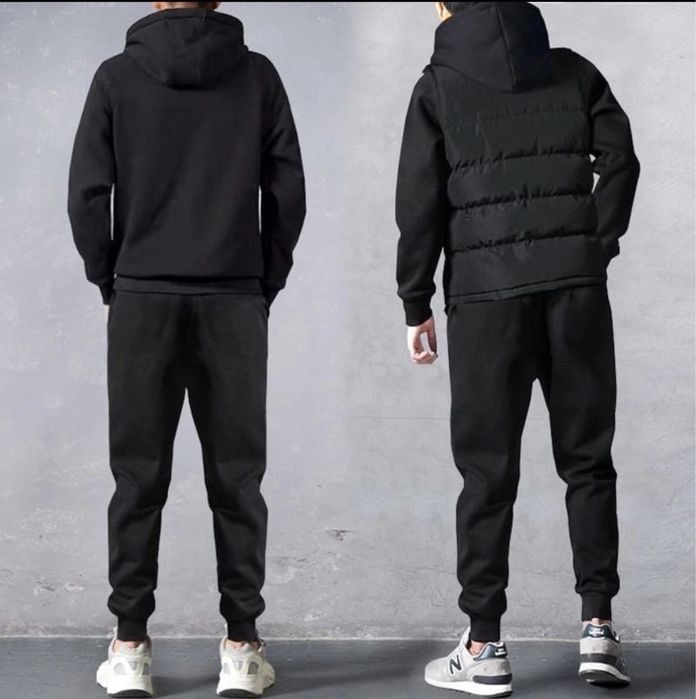 Мужской теплый спорт костюм тройка/Чоловічий теплий костюм трійка N3