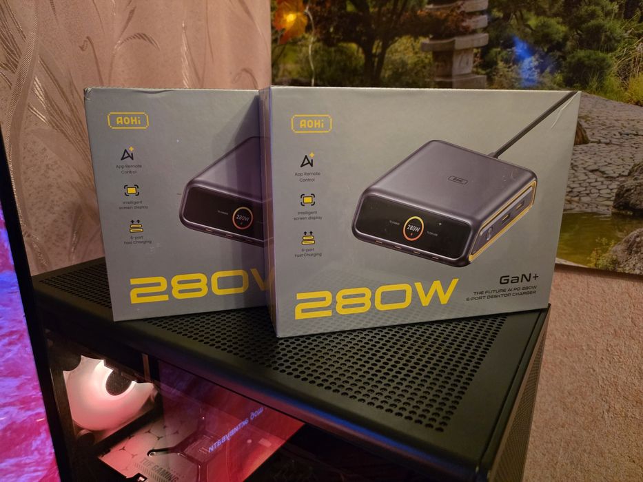 AOHI The Future AI PD3.2 280W 6-Port Desktop Charging Station