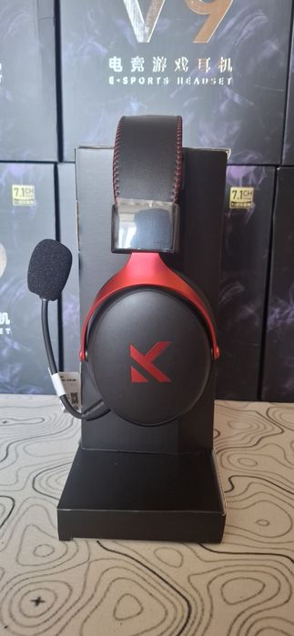 Mchose V9 Pro Black/White/Black-red НОВІ Ігрові навушники