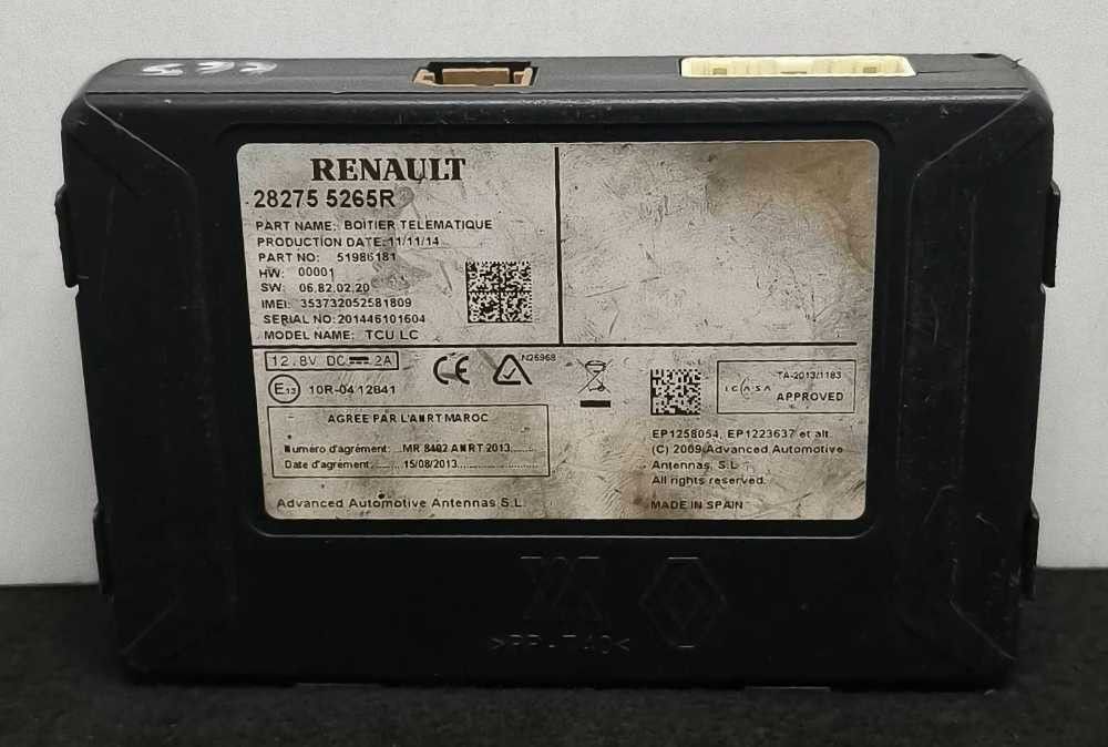 Módulo Electrónico RENAULT CAPTUR I (J5_, H5_) [06.2013 - ...]