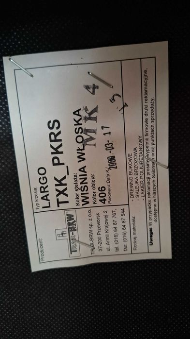 Stół rozkładany + 4 krzesła
