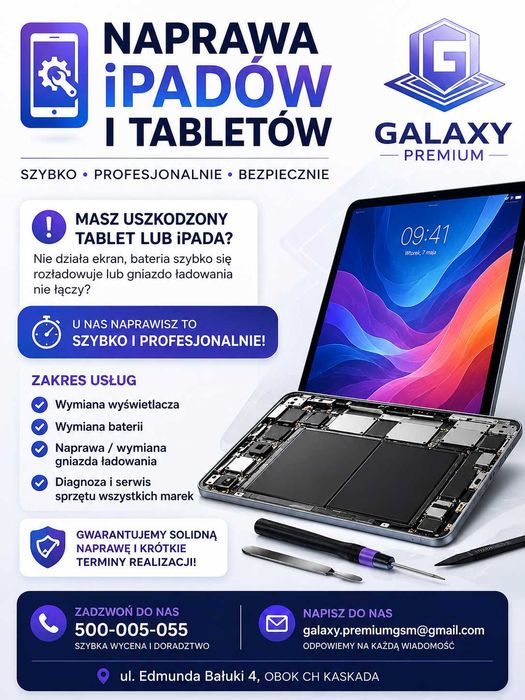 Naprawa iPadów i Tabletów – Galaxy GSM Premium