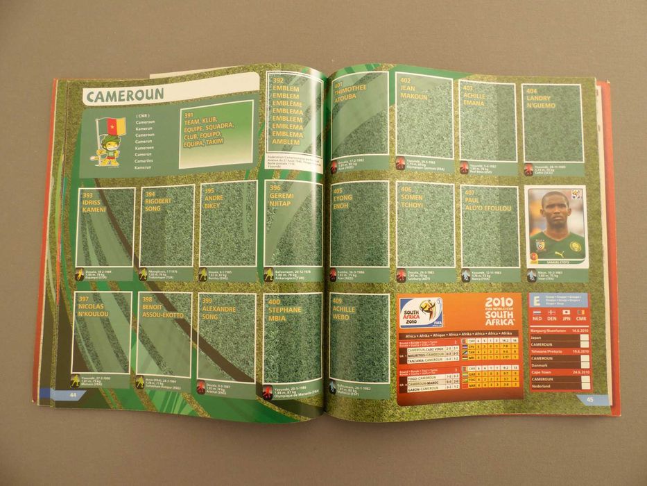 Caderneta Panini Mundial África do Sul 2010
