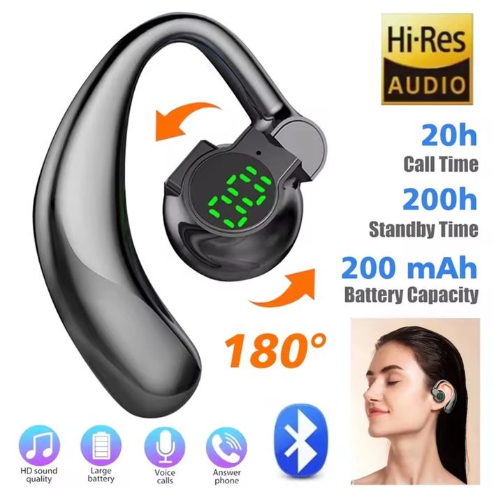 Fones de ouvido 20 horas de duração