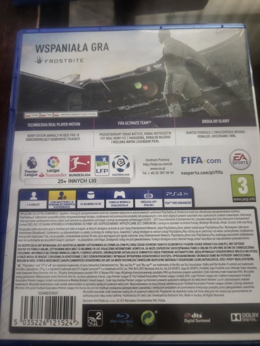 Gra ps4 FIFA 18 pl