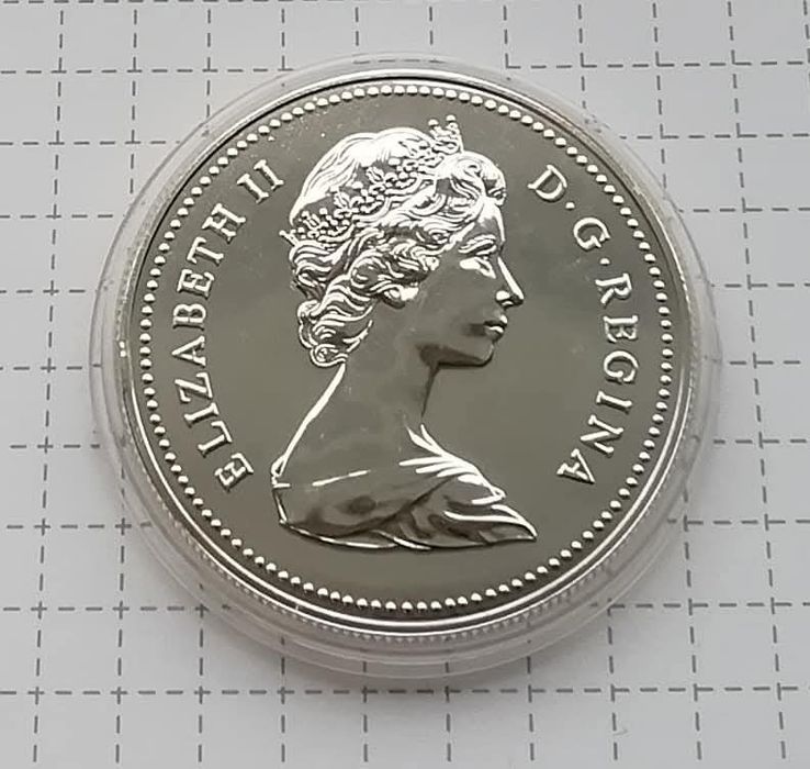 Канада 1 долар 1980р.СРІБЛО. 100 років арктичним територіям