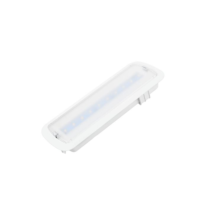 Luz de Emergência 200LM Permanente ou Não Permanente 5000K