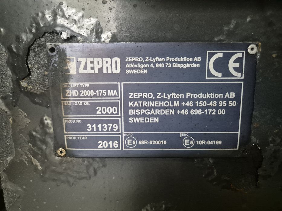 Winda platforma ZEPRO 2TONY