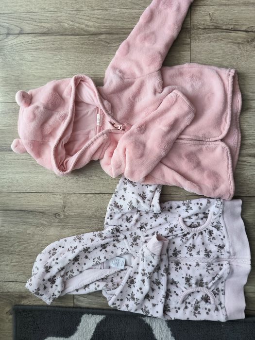 Paczka ubrań dla dziewczynki 62/68 h&m