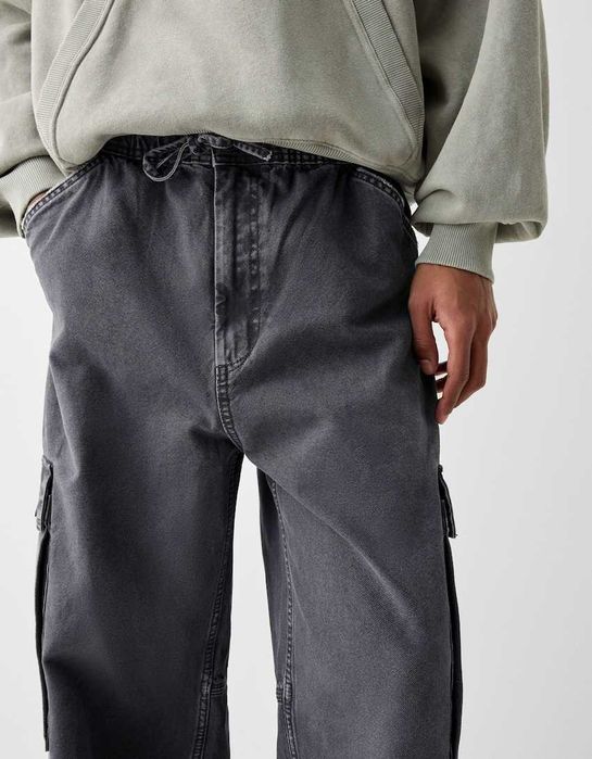Джинси Bershka Wide Skate Jeans