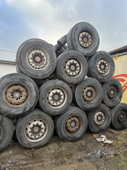 Koła felgi tarczowe bebnowe do naczepy przyczepy balony Et0 ET120