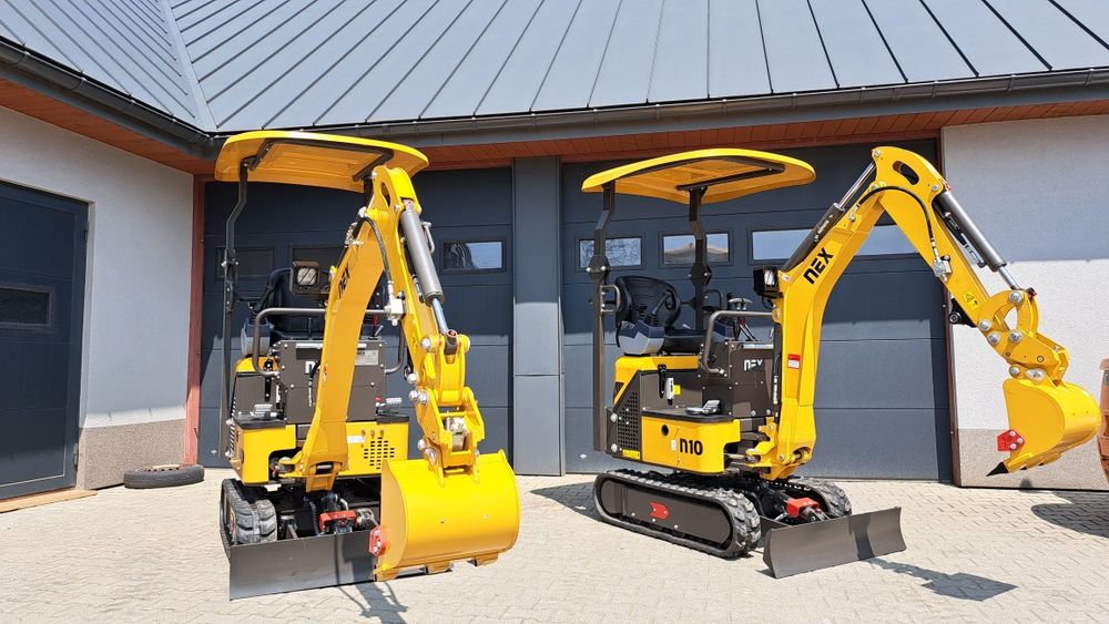 Minikoparka Nex N10 Briggs, 1100kg, Joystick, 2026.