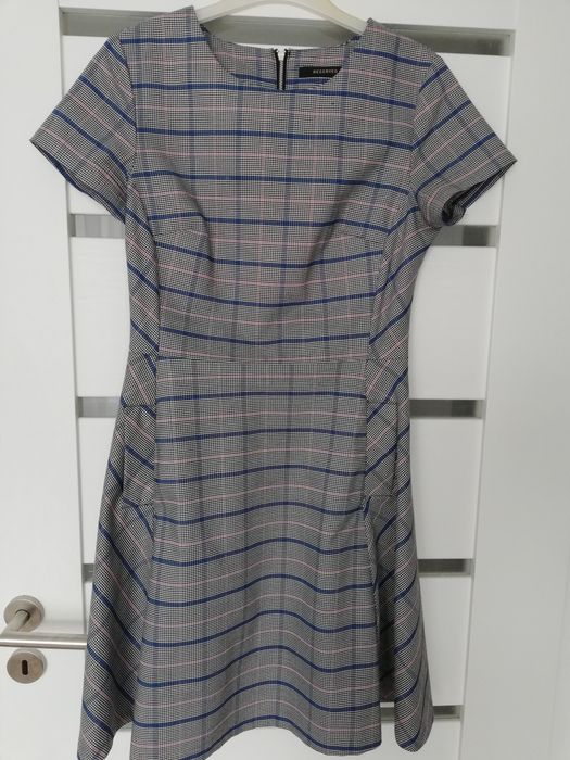 sukienka w kratę Reserved r. 38