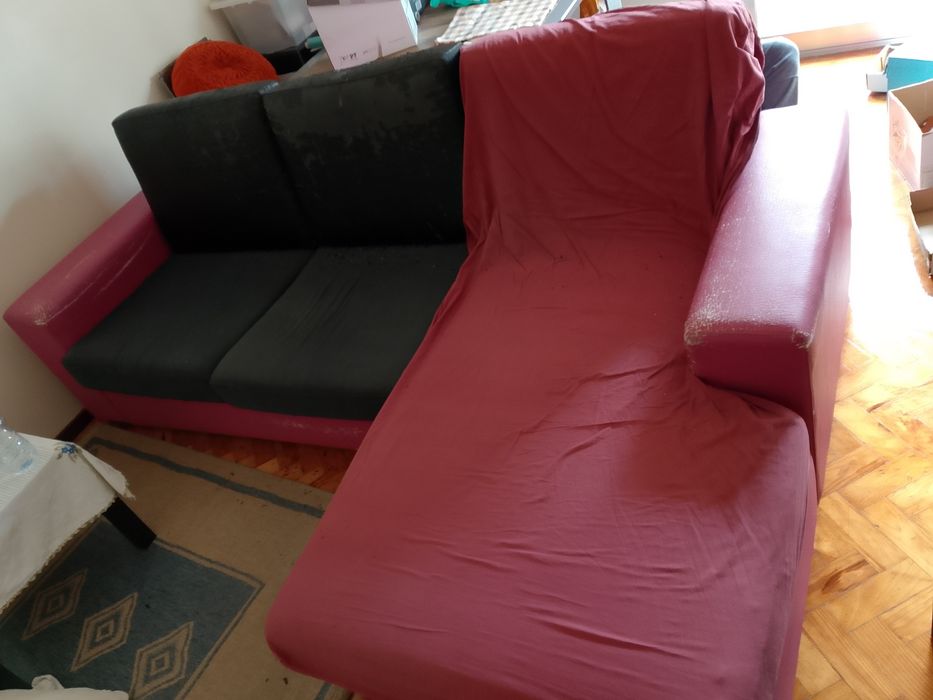 Sofá com chaise long (1,80mt)