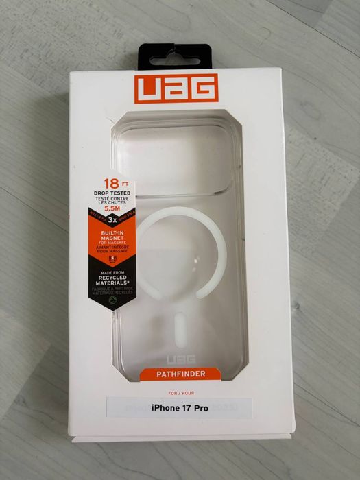 UAG Scout Clear MagSafe For iPhone 17 Pro Armor Shell And Impact - Resistant Soft Core - Ice/White