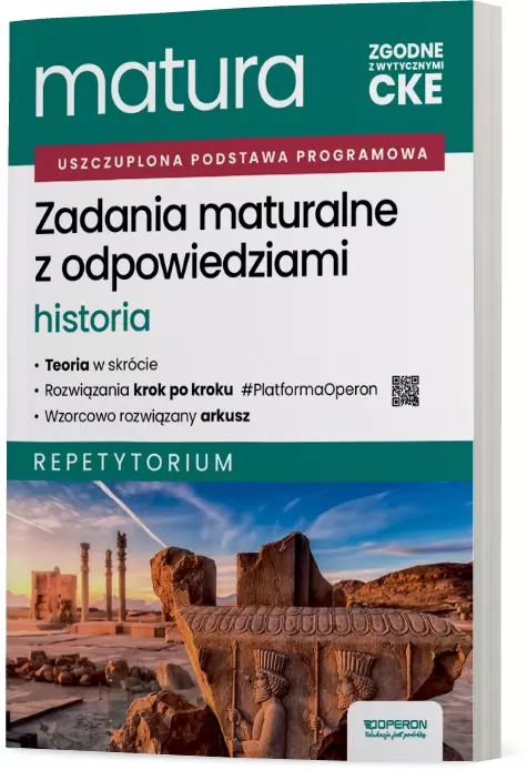 Matura 2026. Zadania maturalne z odpowiedziami. Historia. Repetytorium