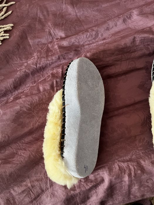 Тапці теплі з овчини