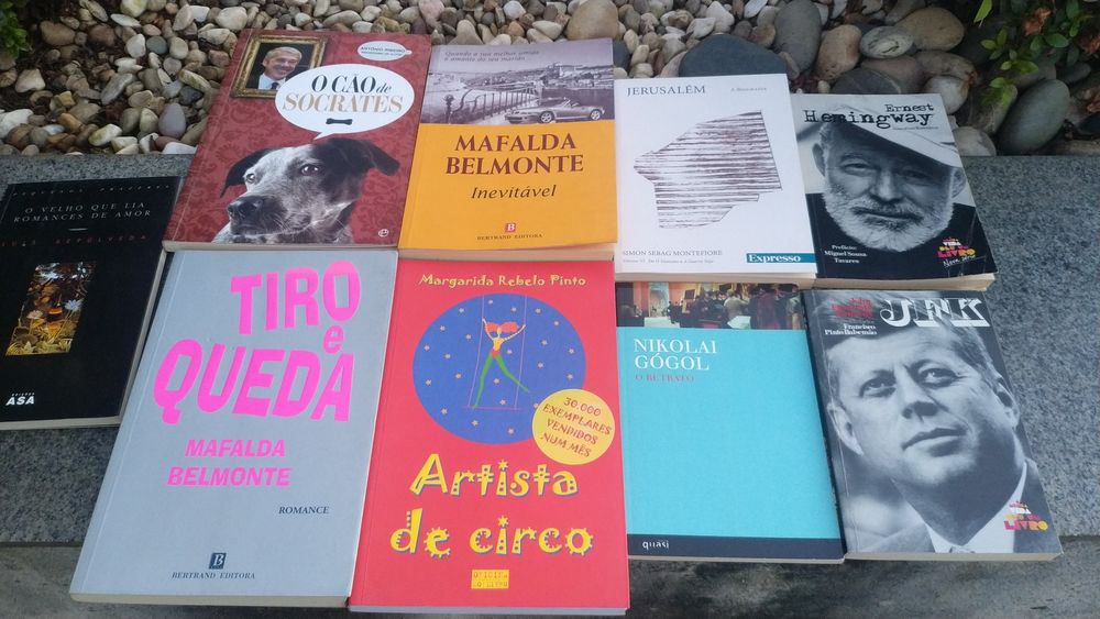 20 EUR tudo - Pack 9 livros Romance Mafalda Belmonte Luís Sepúlveda