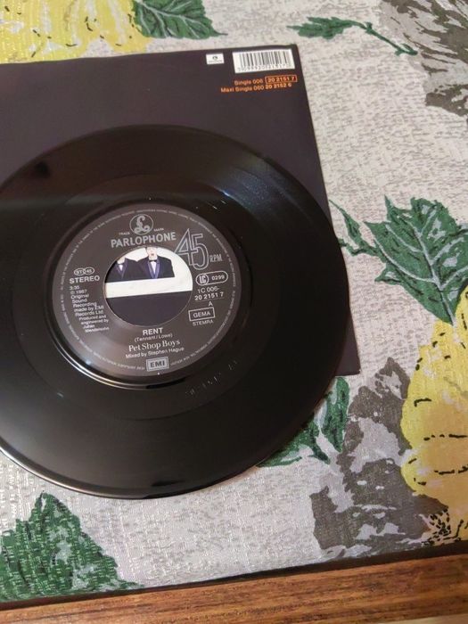 Pet Shop Boys - Rent, 7"singiel winylowy