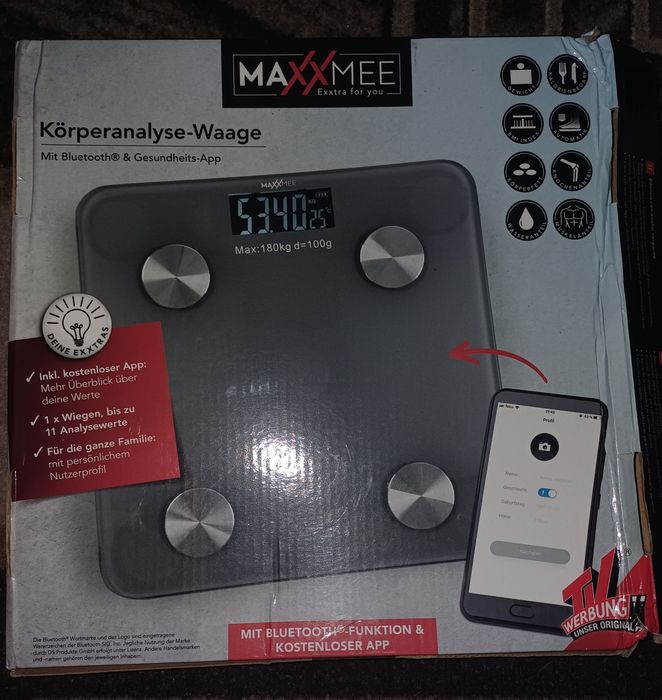 Ваги з блютузом Maxxmee