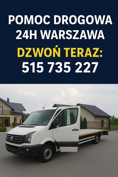 Auto pomoc holowanie laweta Ząbki 24 na h pomoc drogowa tanio szybko