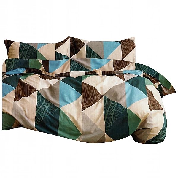 Pościel 140x200/2 części satyna bawełniana AIDA komplet 1x poszewka