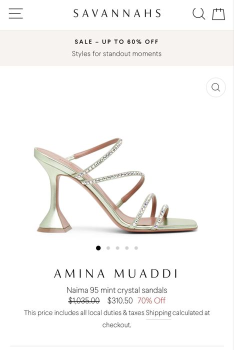 Босоножки Amina Muaddi 24,5 см на 38 розмір