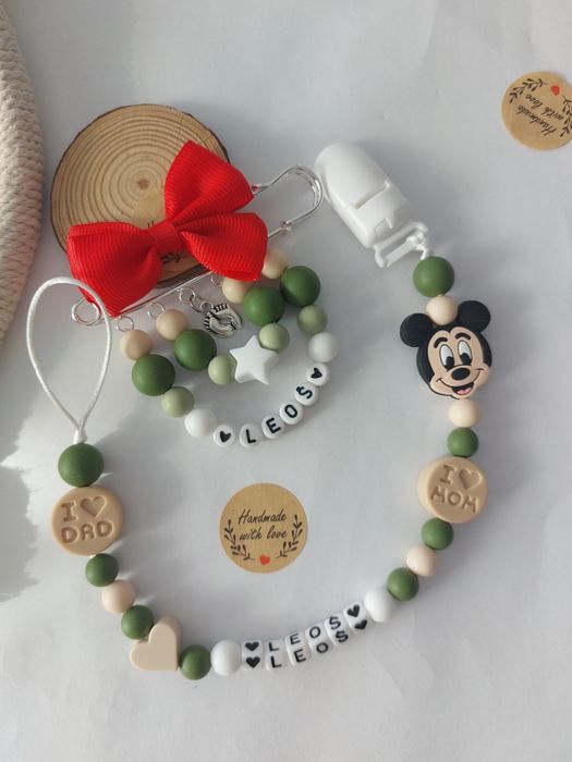 Zawieszka do smoczka z imieniem