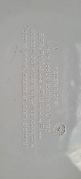 Naczynia silikonowe BLW talerz i miseczka EzPz