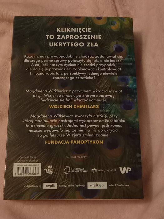 Książka wizjer Magdalena Witkiewicz