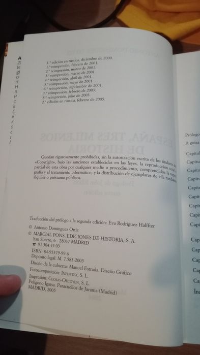 Livro história espanha