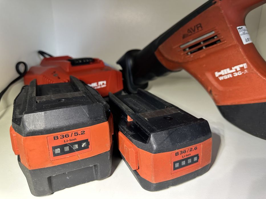 Аккумуляторная сабельная пила Hilti WSR 36-A +кейс Hilti b36/5.2