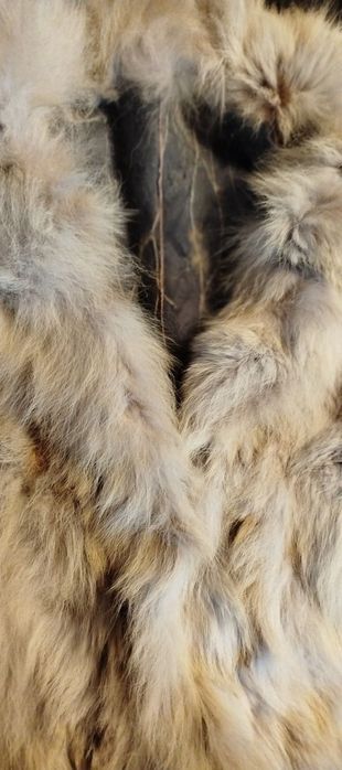 Futro z królika angorskiego.