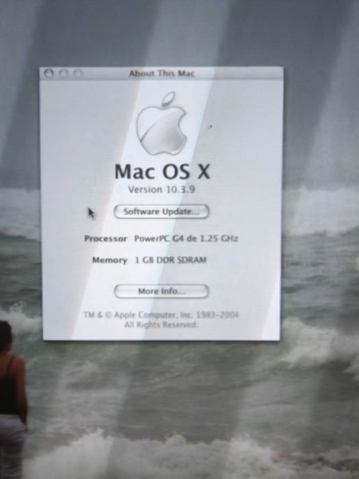 eMac ainda a funcionar