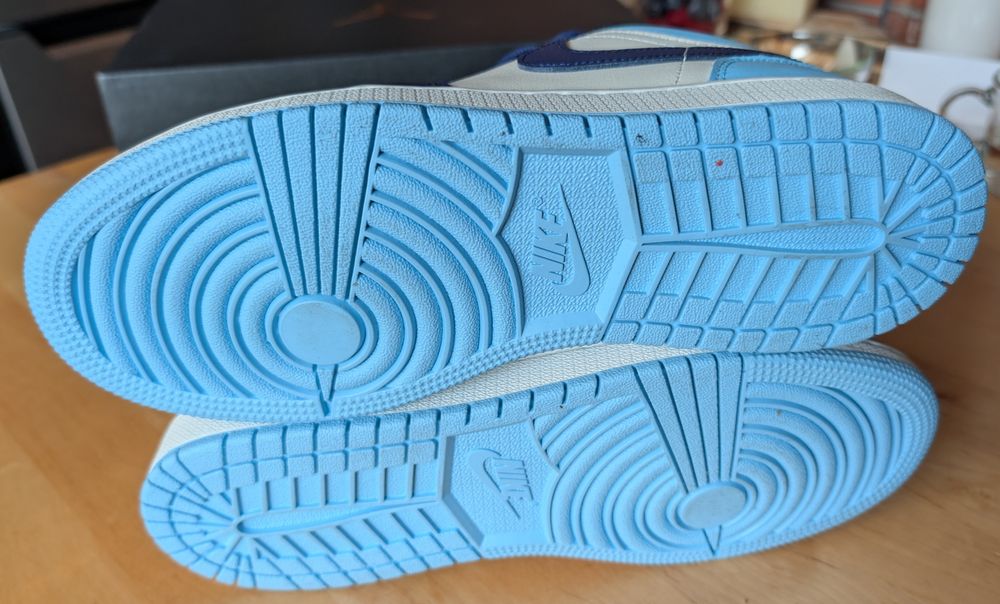 Buty Air Jordan 1 Low (GS) Granatowo-Niebieskie. NOWE!!! Paragon.