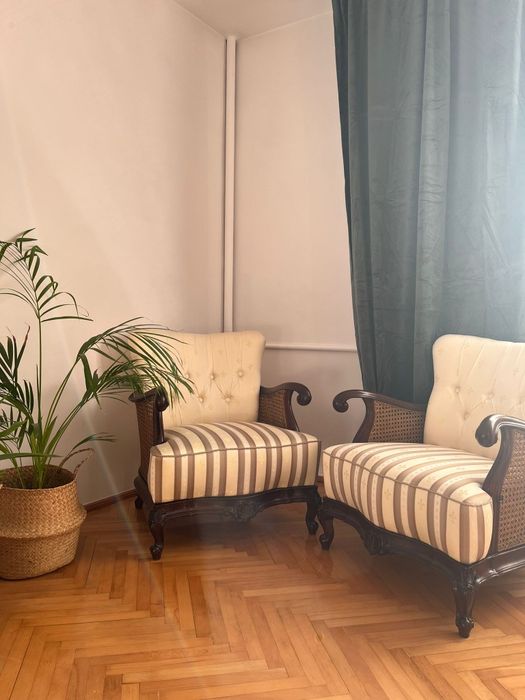 Fotele i stolik ludwik