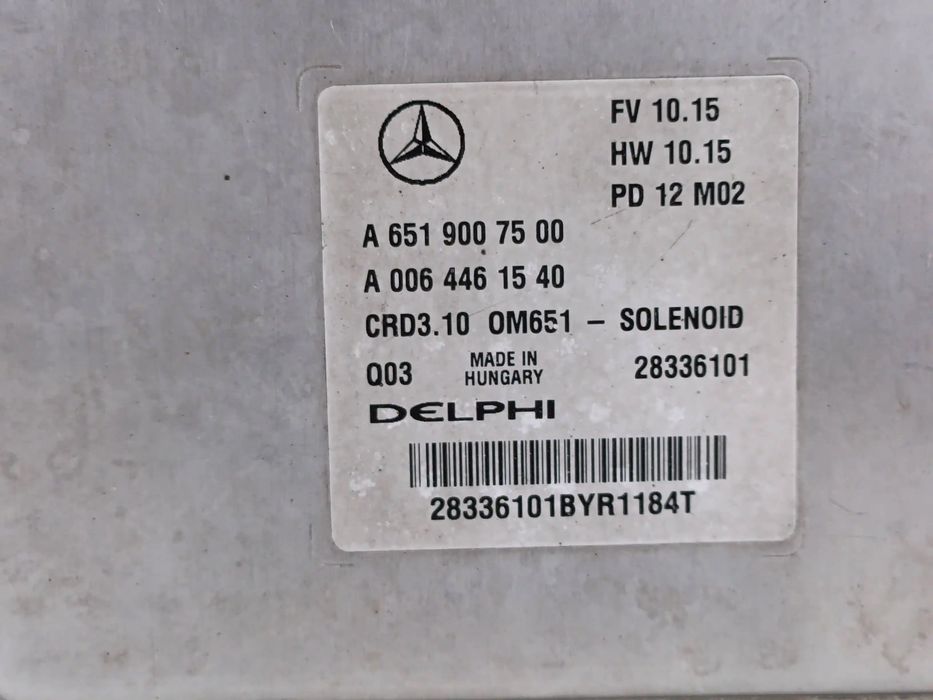 Centralina De Motor Uce MERCEDES-BENZ CLASE C (W204) C 220 CDI (204.002) A6519007500