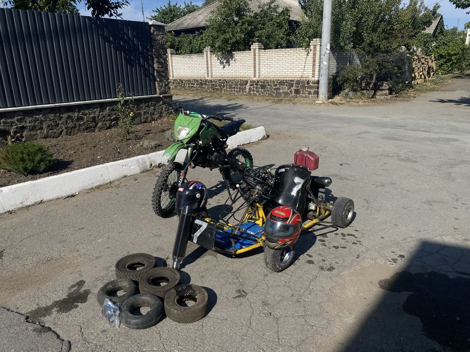 Підбайк кайо 125 і картинг