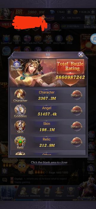 Account league of angels: pact